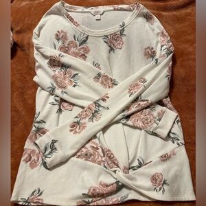 Candies lightweight floral sweater